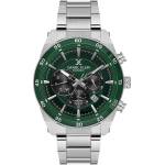 Daniel Klein DK. 1.14263-3 - мъжки часовник, кварцов, 45 mm, зелен циферблат, 5 ATM, сребриста стомана Часовници