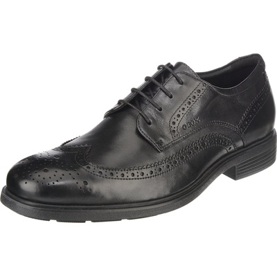 GEOX Обувки с връзки 'Dublin' черно, размер 47