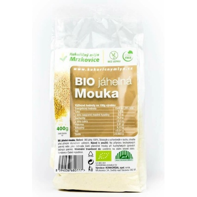 Kukuřičný mlýn BIO jahelná mouka hladká 400 g