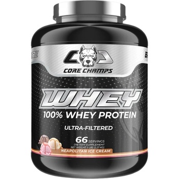 Core Champs Whey Protein | 100% Ultra Filtered Whey [2270 грама] Неаполитански сладолед