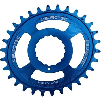 Burgtec Плоча BURGTEC Oval Cinch Thick Thin - Син 32T