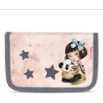 Belmil Ученически несесер Black&White Miia Panda light pink - Belmil