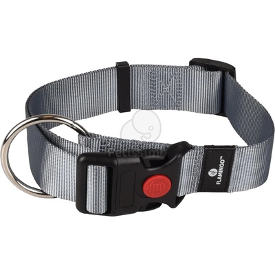 Flamingo Ziggi нашийник, сив 1 x 20-35 см