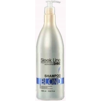 Stapiz Sleek Line Blond Shampoo šampón na poškodené farbené vlasy 1000 ml
