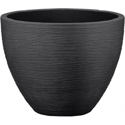 NOHEL GARDEN Obal na květník TROPEA plastový 40cm v.31cm, antracit