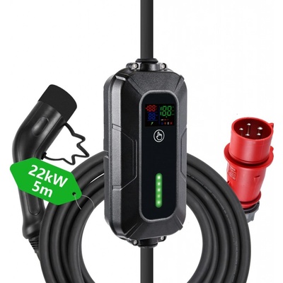 Immax NSE002 pro elektromobily EV/PHEV AC Type 2 22 kW
