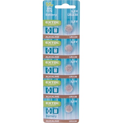 Extol Energy LR54, LR1130 5ks 42055
