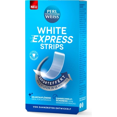 Perl Weiss White Strips Express bieliace pásiky 4 ks