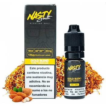 Image 1 of Nasty Juice Gold Blend Pure Tobacco Nic Salts 20mg 10ml