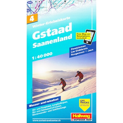 zimní mapa Gstaad 1:40 t.