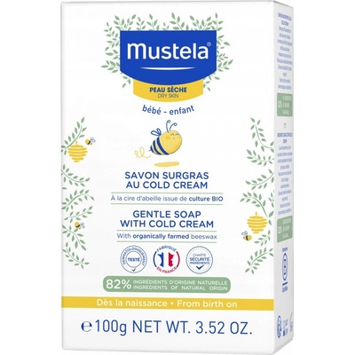 Mustela Bébé jemné mydlo pre deti od narodenia 100 g