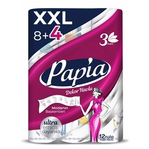 Papia Кухненска ролка Decor 8+4бр (76543456789)