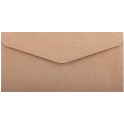 Ozdobné obálky Nature - DL, 120 g/m2, hnědé, 10 ks