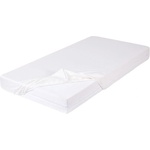 Baby Matex Водоустойчив бебешки чаршаф Baby Matex - Bamboo, 140 x 70 cm, бял (5902675062039) - baby