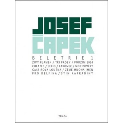 Beletrie 1 - Josef Čapek