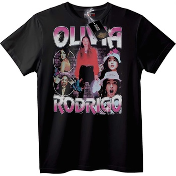NOONEBRAND Тениска Olivia Rodrigo Фен - 2XL, Black