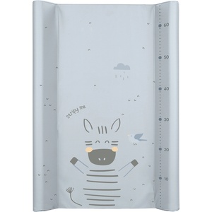 KikkaBoo Твърда PVC подложка за повиване 50х80см Stripy Friends (31108060104)