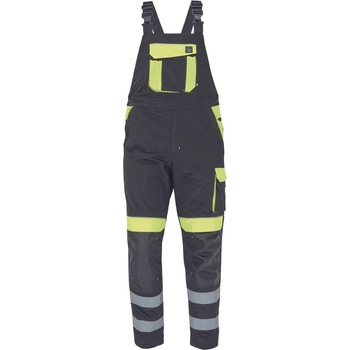 Cerva MAX VIVO RFLX Pracovné nohavice na traky čierna