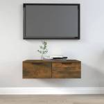 vidaXL Стенен шкаф, опушен дъб, 68x30x20 см, инженерно дърво (817093)