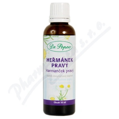 Dr. Popov Heřmánek lékařský originální bylinné kapky 50 ml