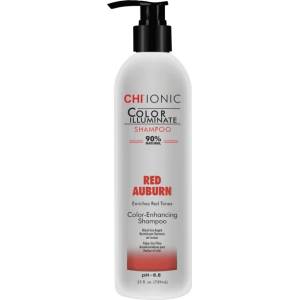 CHI Ionic Color Illuminate Red Auburn Оцветяващ шампоан без парабени за естествена и боядисана коса 739 мл