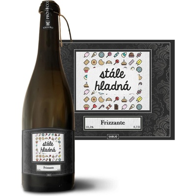Sablio Neustále hladná Prosecco biele suché šumivé víno 10,5 % 0,75 l (holá fľaša)