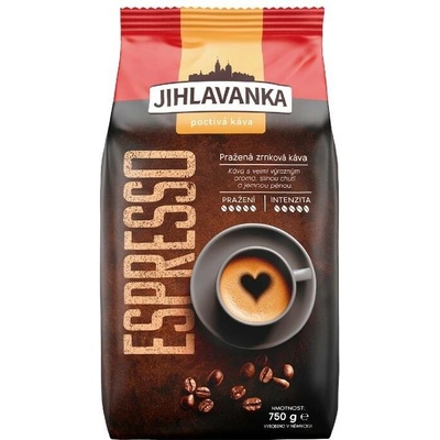 JIHLAVANKA Espresso káva 0,75 kg