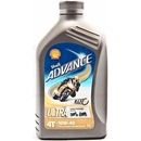 Motorové oleje Shell Advance Ultra 4T 10W-40 1 l