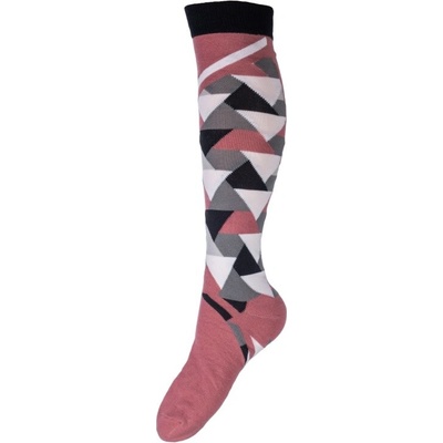 HKM Barcelona jezdecké podkolenky černo červené – Zboží Mobilmania