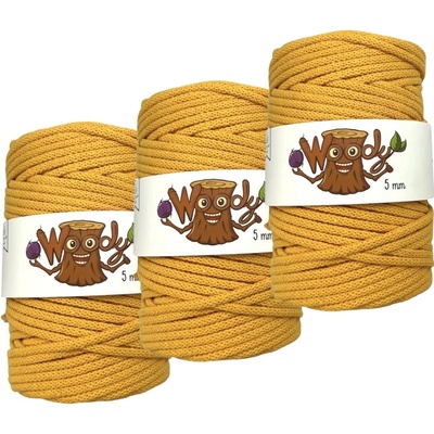Woody Crafts 3x Woody 5 mm – Žloutková (100m)