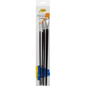 Kreul Artists' Goldhair Synthetics Комплект четки 4 бр (47330)