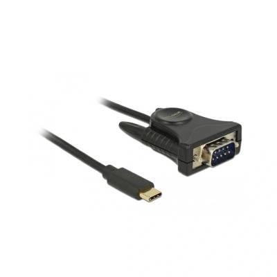 USB-C адаптер към сериен RS232 Delock, 1, 8 м (62964) (62964)