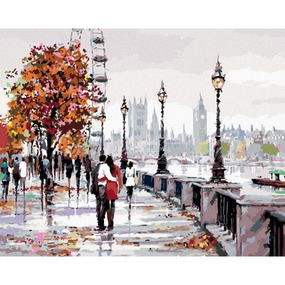 Zuty Londýnské oko Richard Macneil 80 x 100 cm bez rámu a bez vypnutí plátna 8596530050186