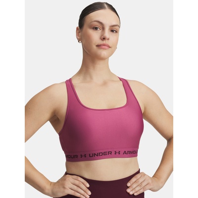 Under Armour Crossback Mid Bra-RED - дамски сутиен Under Armour | Cherven | ЖЕНИ | XS