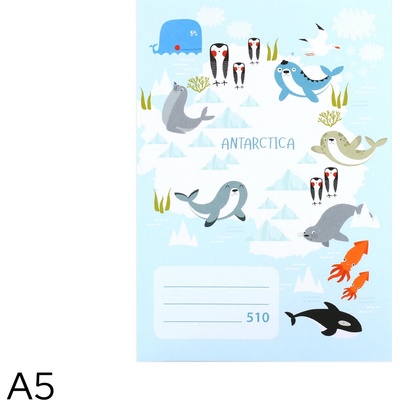 NOTES Sešit 510 A5 čistý bezdřevý