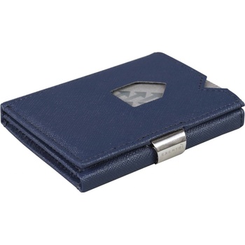 Exentri kožená peňaženka saffiano modrá