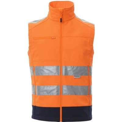 Payper Vesta TRAFFIC HV softshell oranžová HV/tmavomodrá
