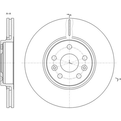 Brzdový kotúč REMSA 61477.10