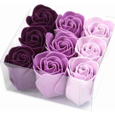 Mýdlové květy fialové 9 ks – Zboží Dáma