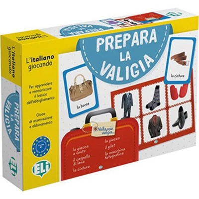 ELi Publishing Образователна игра Prepara la valigia (Италиански език) (KLAB9809)