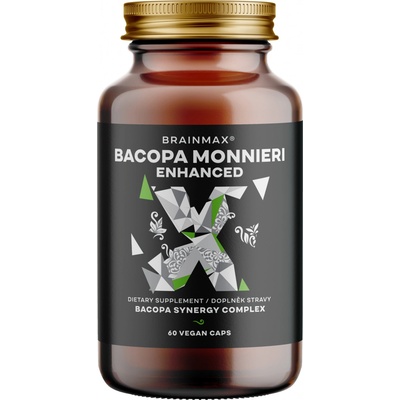 BrainMax Enhanced Bacopa Monnieri 60 rostlinných kapslí