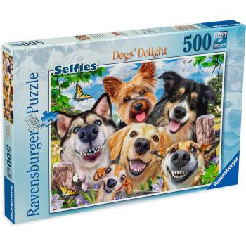 Image 1 of Ravensburger Пъзел Ravensburger от 500 части - Кучешко селфи (16425)