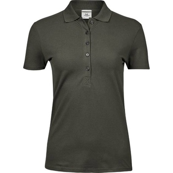 TEE JAYS TJ145 / Дамска еластична поло тениска - тъмнозелена XXXL (180145za213)
