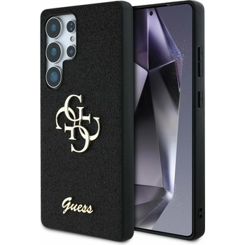GUESS PU Fixed Glitter 4G Metal Logo Back Cover за Samsung Galaxy S25 Ultra Black Guess | Lilav | ЖЕНИ | UNI