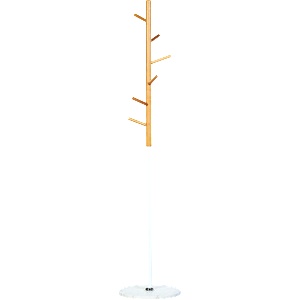 Carmen Закачалка за дрехи kolari - бук / бял (b3530025)