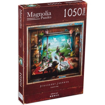 Magnolia Квадратен пъзел Magnolia от 1050 части - Бюрото на баба (4605)