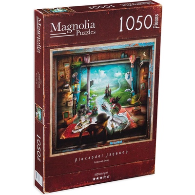Magnolia Квадратен пъзел Magnolia от 1050 части - Бюрото на баба (4605)