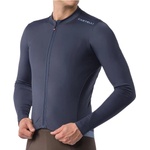 Castelli Мъжка фланелка с дълъг ръкав за колоездене Castelli Espresso Thermal 2 Jersey Cycling jersey - Twilight Blue (056-4296-0311)
