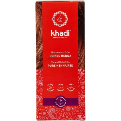 Khadi rostlinná barva na vlasy čistá henna 100 g