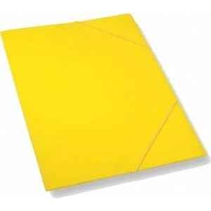 Penword A4 briefcase with elastic band yellow